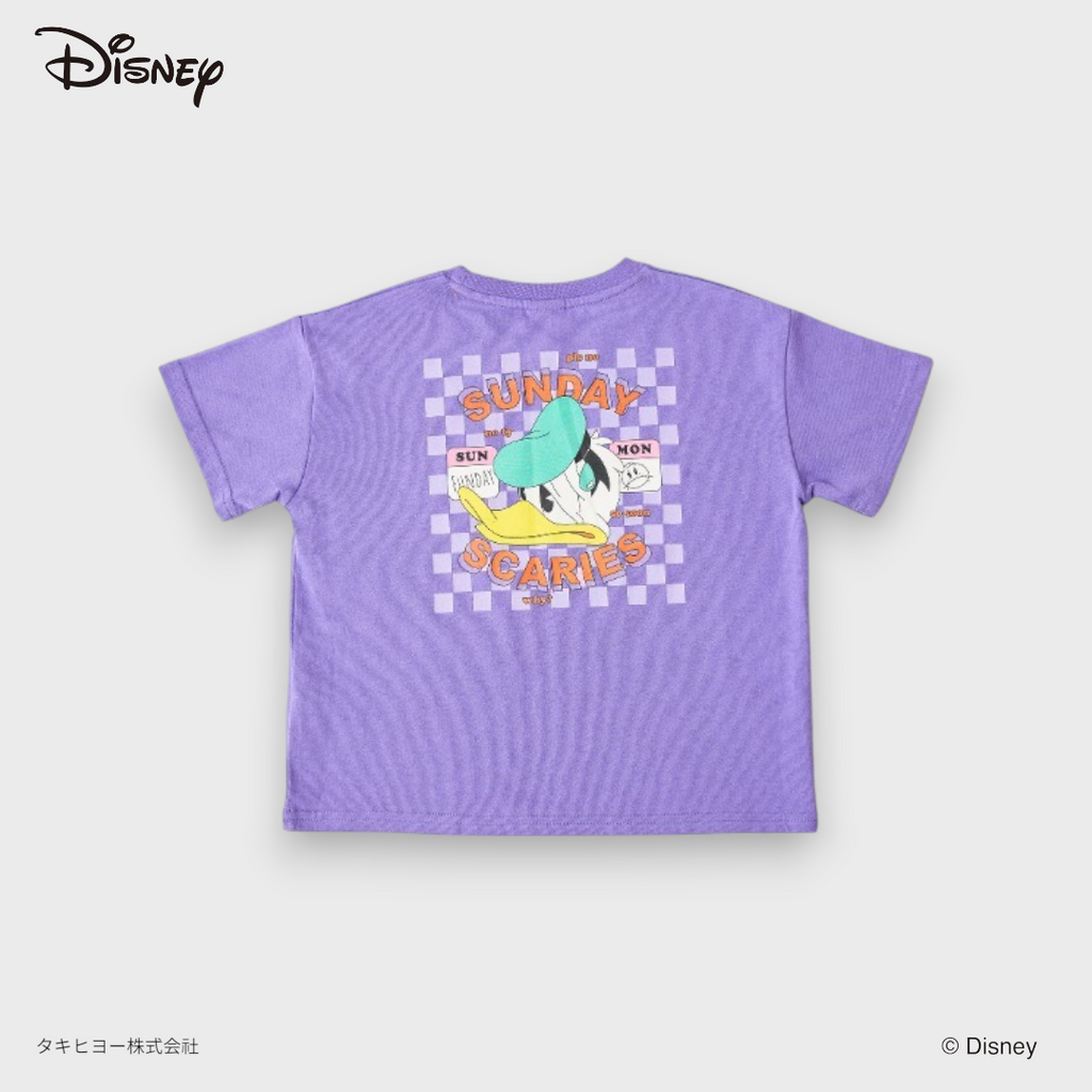 DISNEY DONALD DUCK “SUNDAY SCARIES” T-SHIRT (140～160CM)
