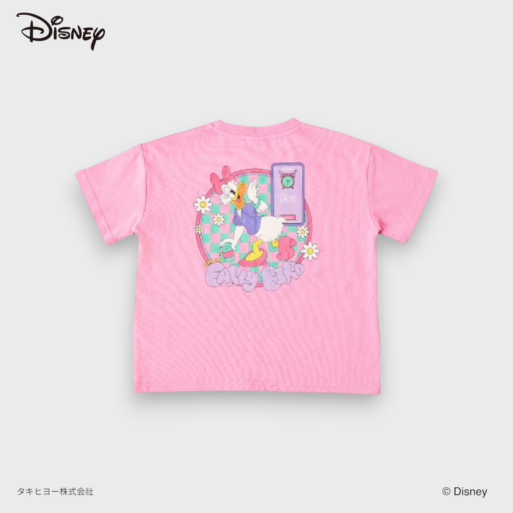 DISNEY DAISY DUCK BACK GRAPHIC T-SHIRT (140～160CM)