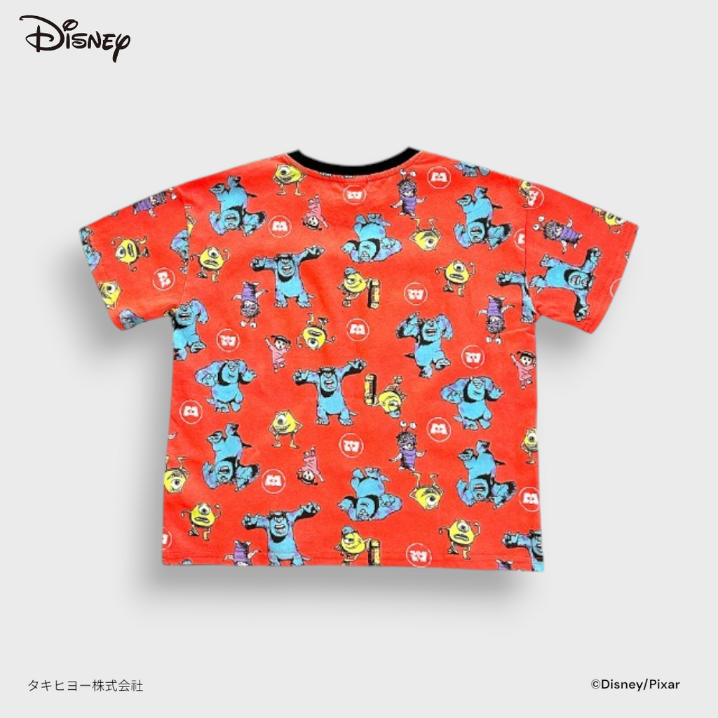 DISNEY MONSTERS, INC. ALL-OVER CHARACTER T-SHIRT (110～1300CM)