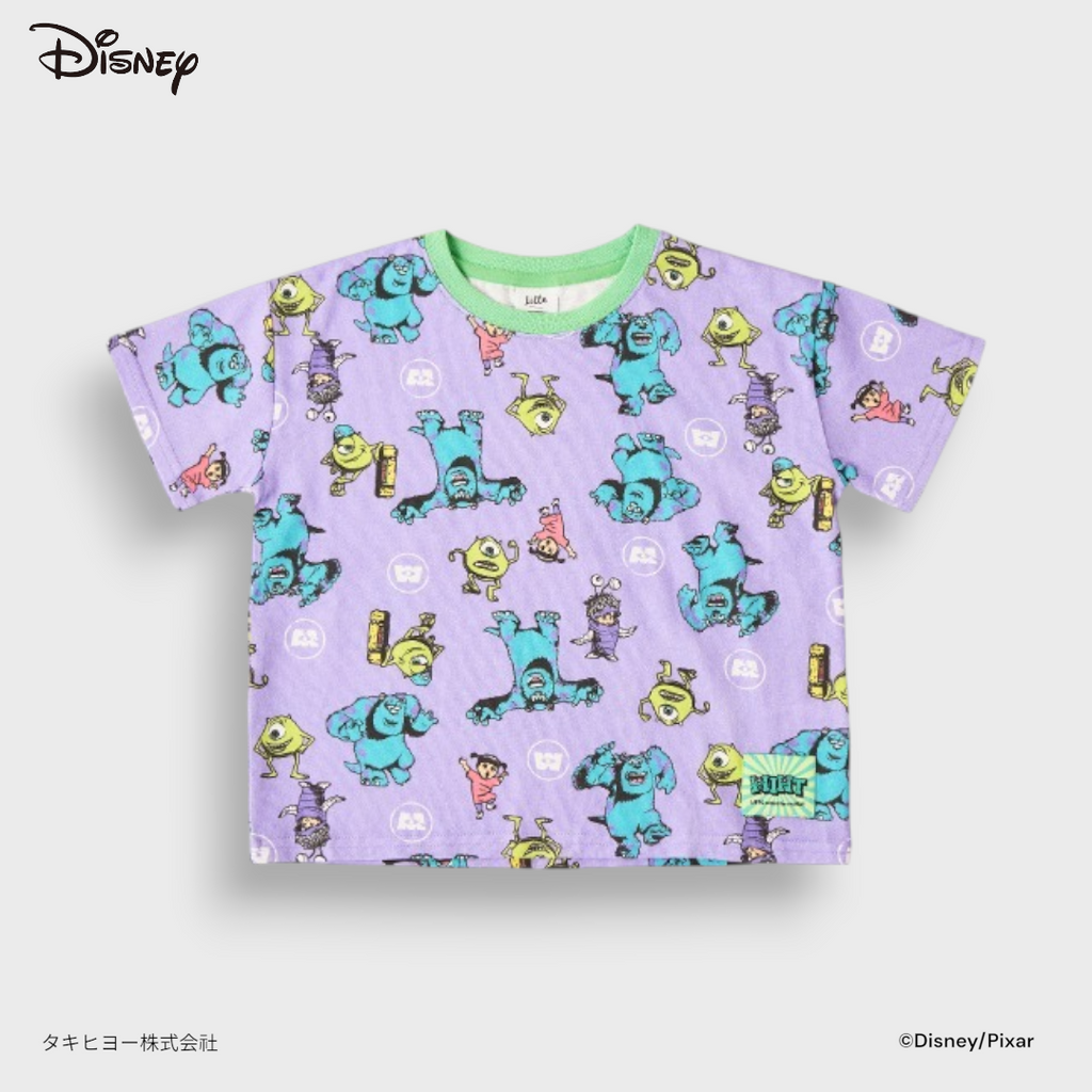 DISNEY MONSTERS, INC. ALL-OVER CHARACTER T-SHIRT (140～160CM)