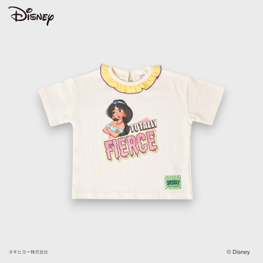 DISNEY JASMINE “TOTALLY FIERCE” RUFFLE-COLLAR T-SHIRT (140～160CM)