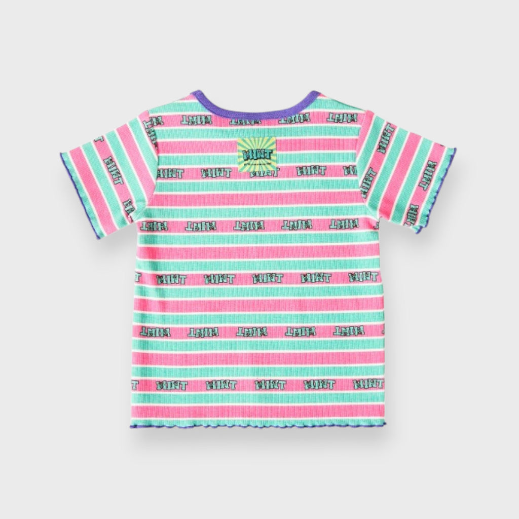 COLORFUL BORDER MELLO KIDS T-SHIRT (140-160cm)