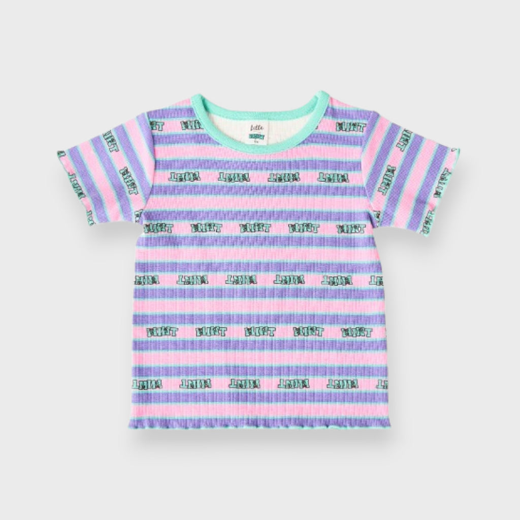 COLORFUL BORDER MELLO KIDS T-SHIRT (140-160cm)