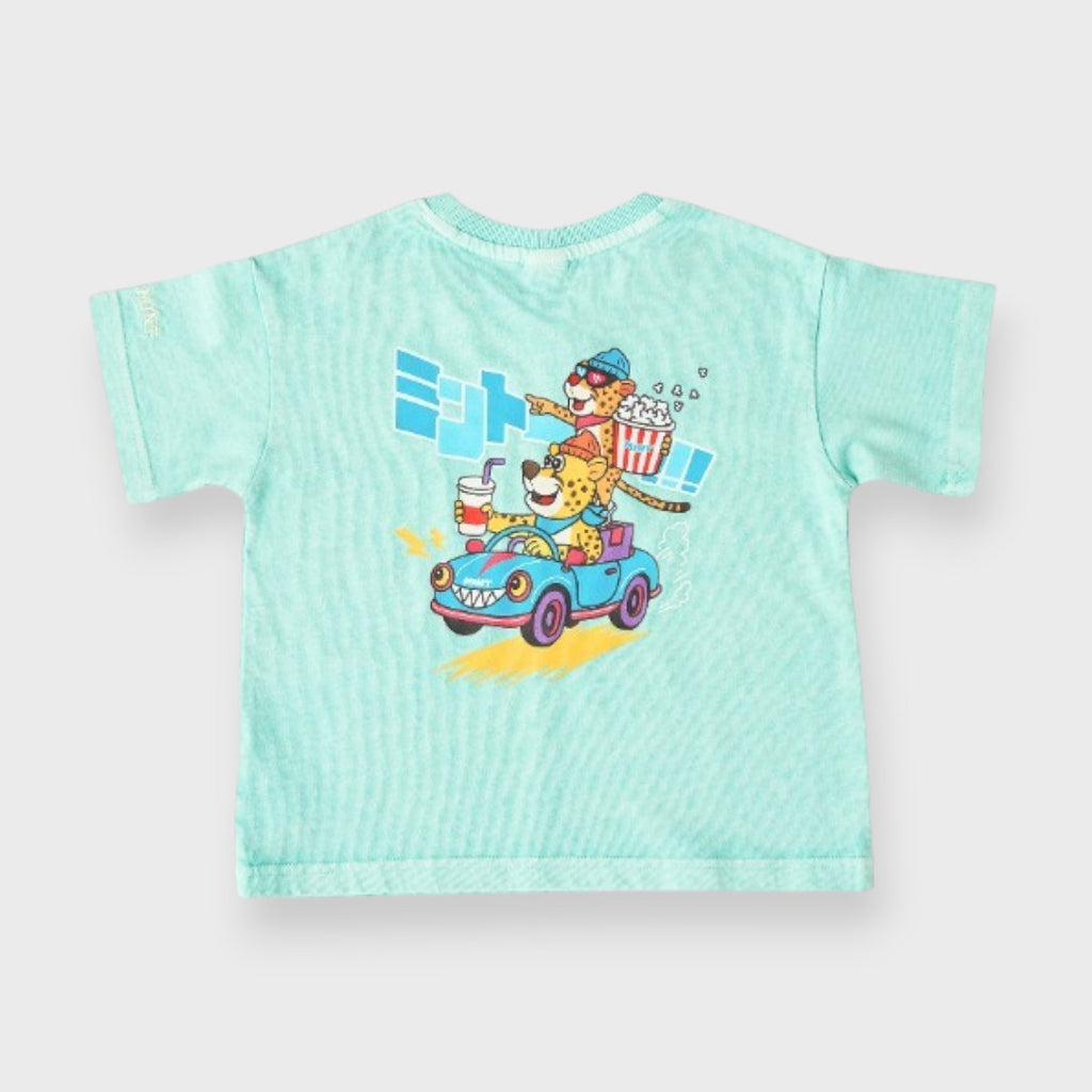 MINT CARTOON CAR GRAPHIC KIDS T-SHIRT (140-160cm)