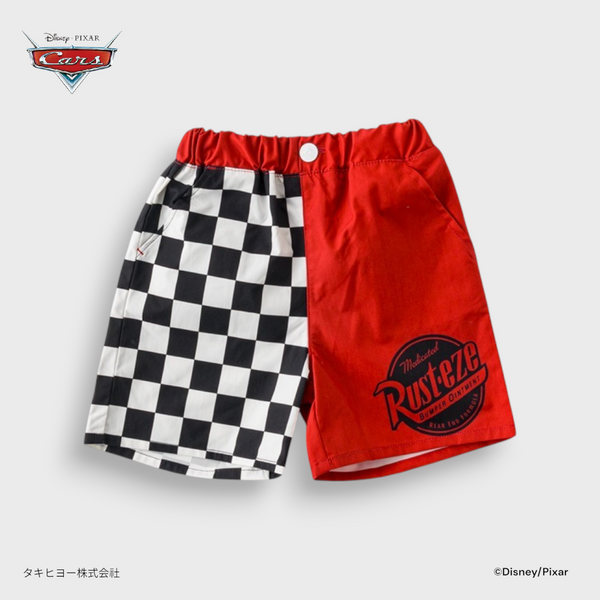 (Kids Size 110-130) Disney Cars kids' Red shorts  Fast and furious, powering up your little one!
