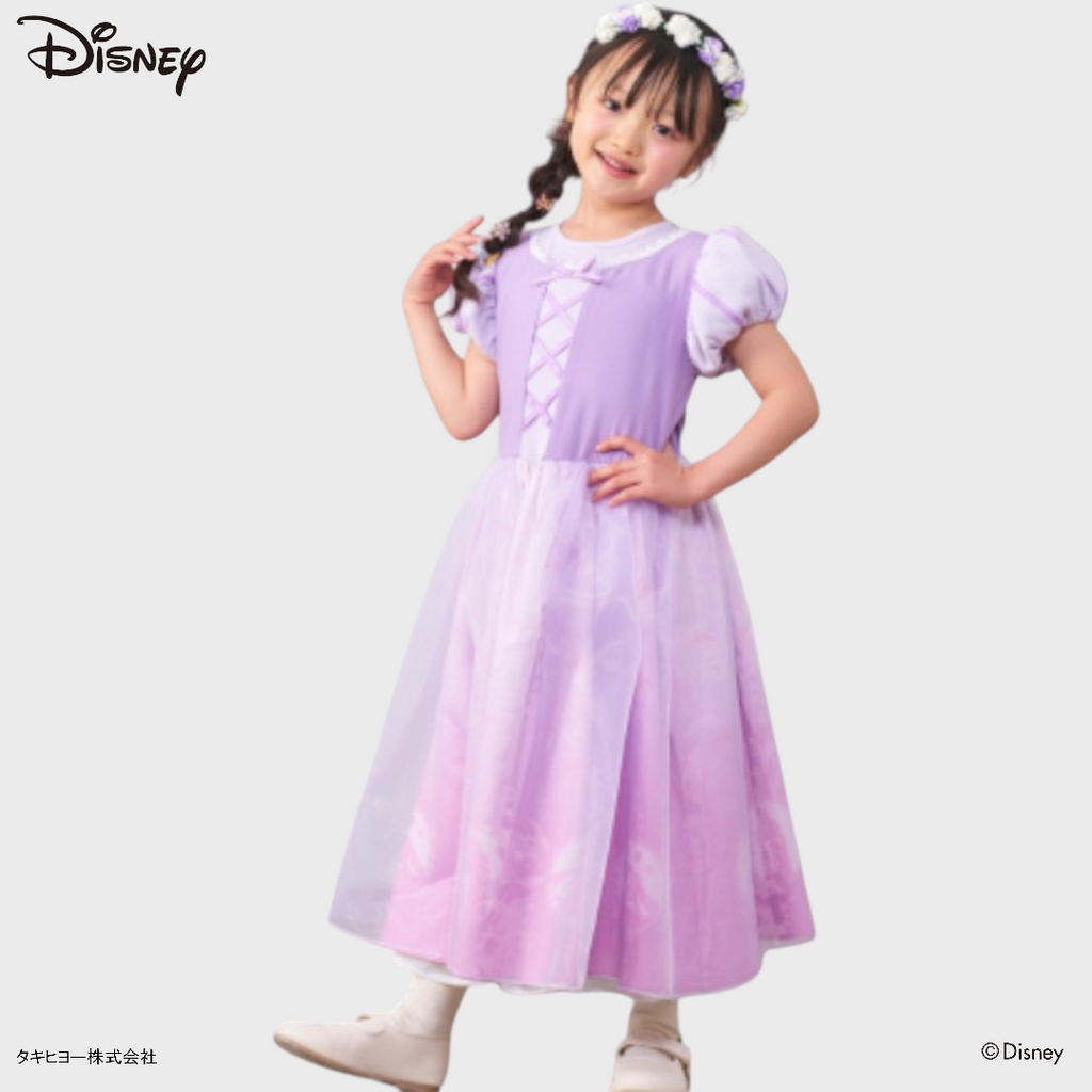 KIDS DISNEY - RAPUNZEL BABY ONE PIECE PURPLE (90 - 100CM)