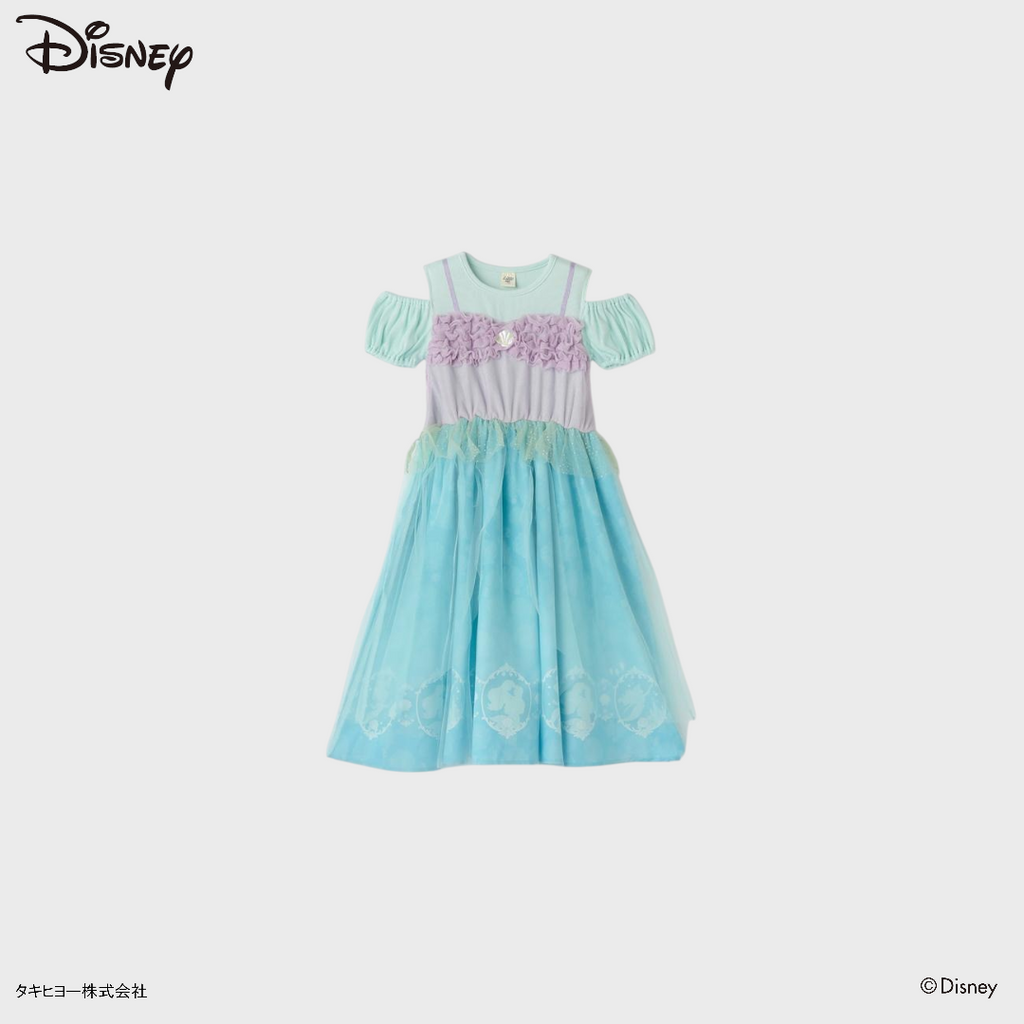KIDS DISNEY - ARIEL BABY ONE PIECE BLUE (90 - 100CM)
