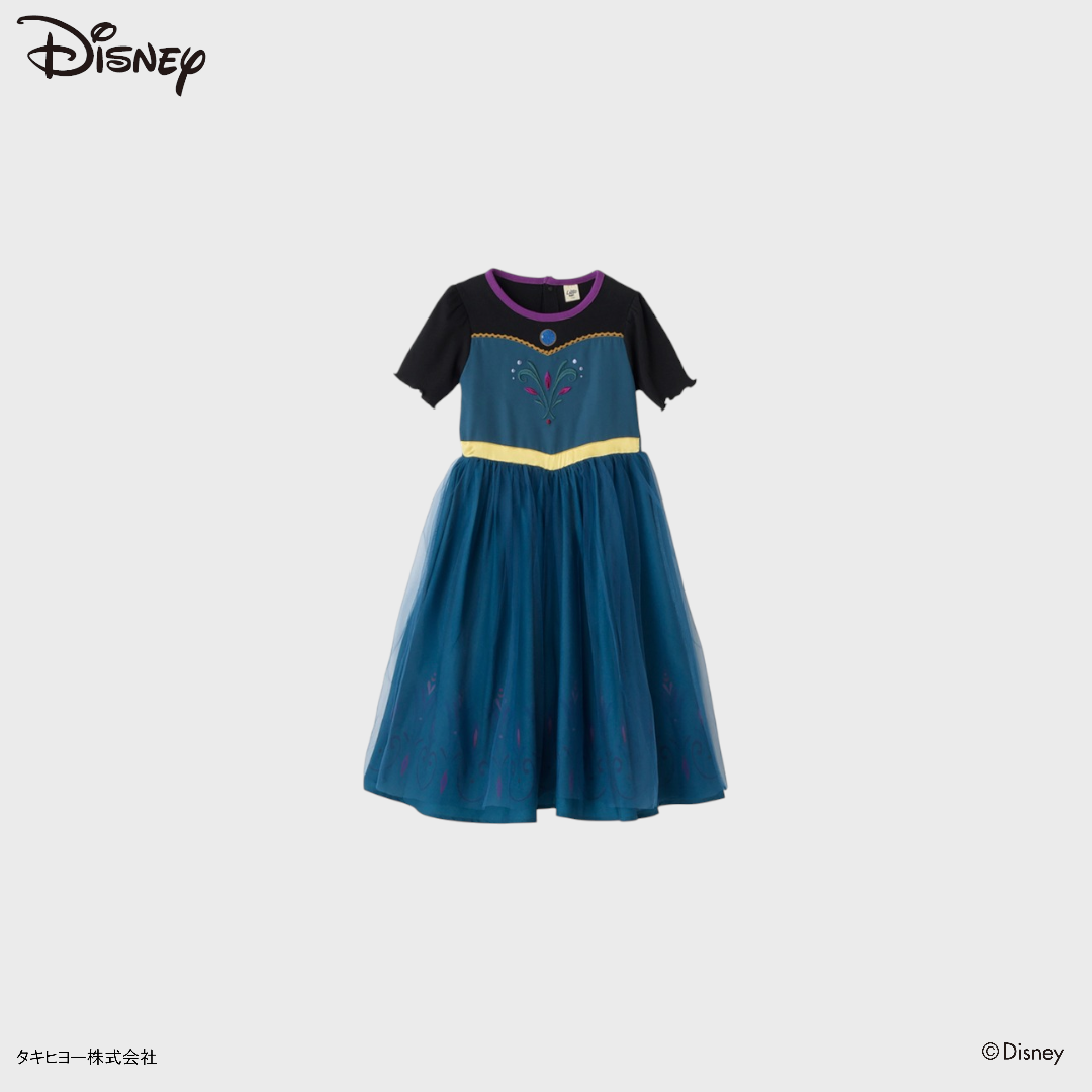KIDS DISNEY - ANNA BABY ONE PIECE BLUE (90 - 100CM)