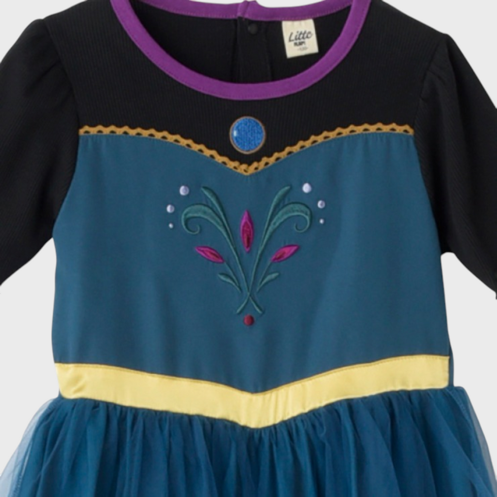 KIDS DISNEY - ANNA BABY ONE PIECE BLUE (90 - 100CM)