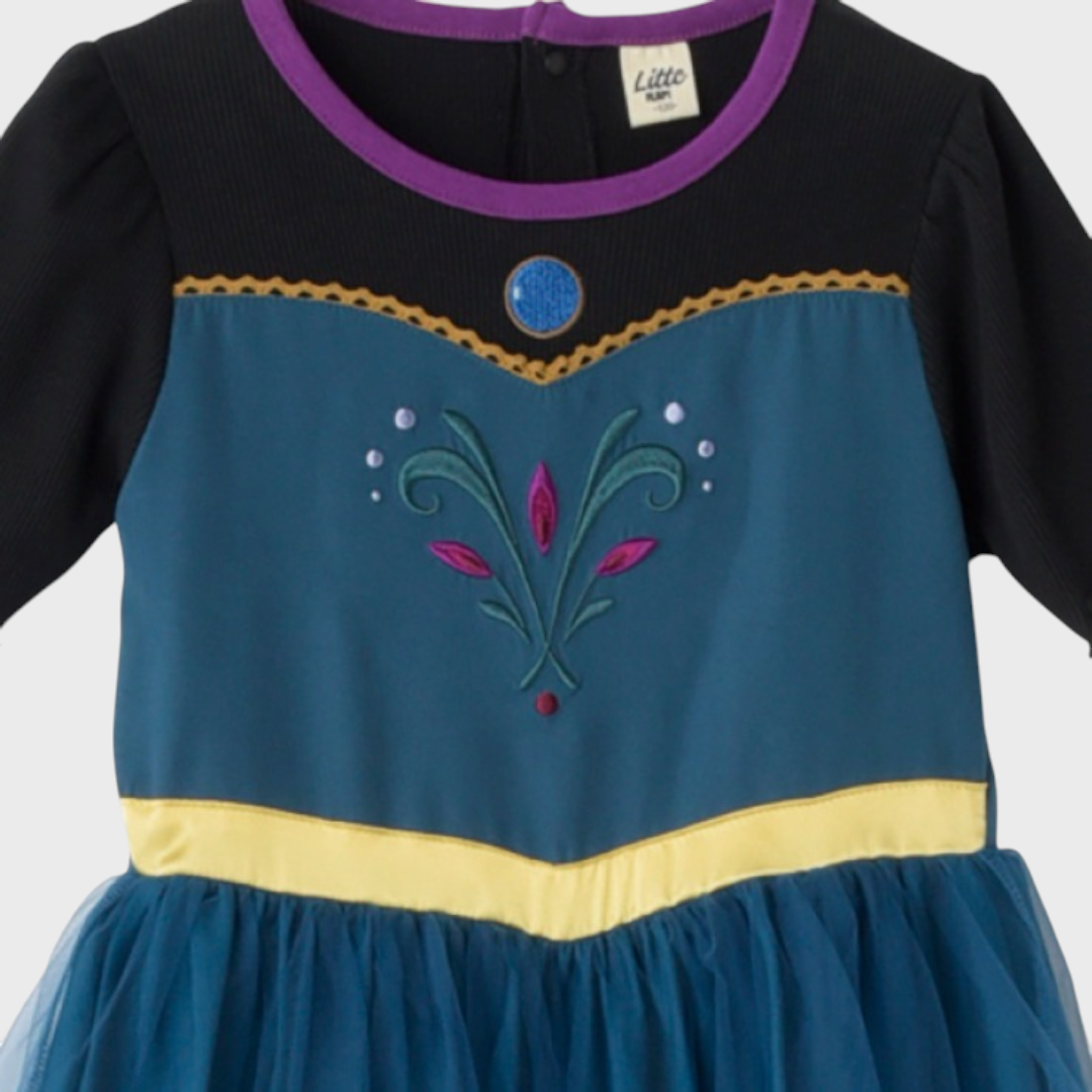 KIDS DISNEY - ANNA BABY ONE PIECE BLUE (90 - 100CM)
