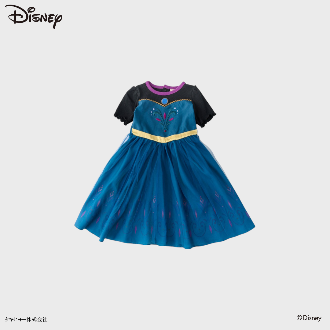 KIDS DISNEY - ANNA BABY ONE PIECE BLUE (90 - 100CM)