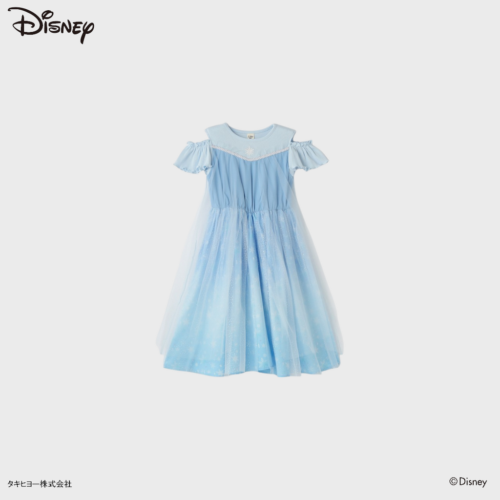 KIDS DISNEY - ELSA BABY ONE PIECE BLUE (90 - 100CM)