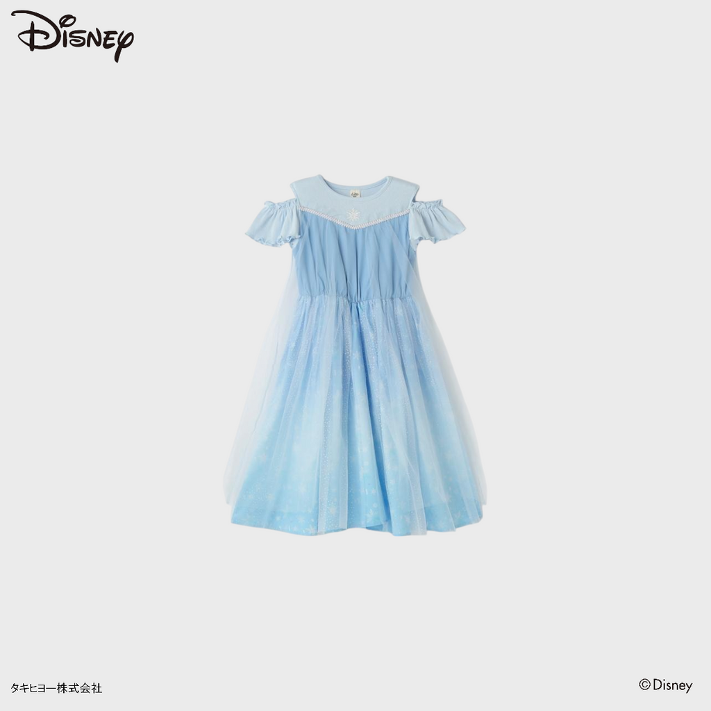 KIDS DISNEY - ELSA BABY ONE PIECE BLUE (90 - 100CM)