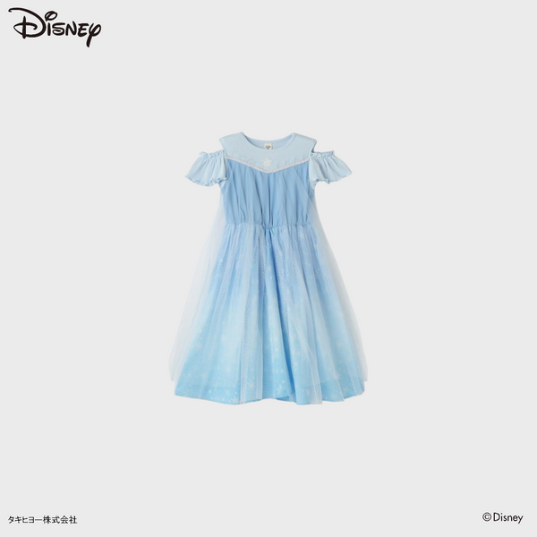 KIDS DISNEY - ELSA BABY ONE PIECE BLUE (90 - 100CM)