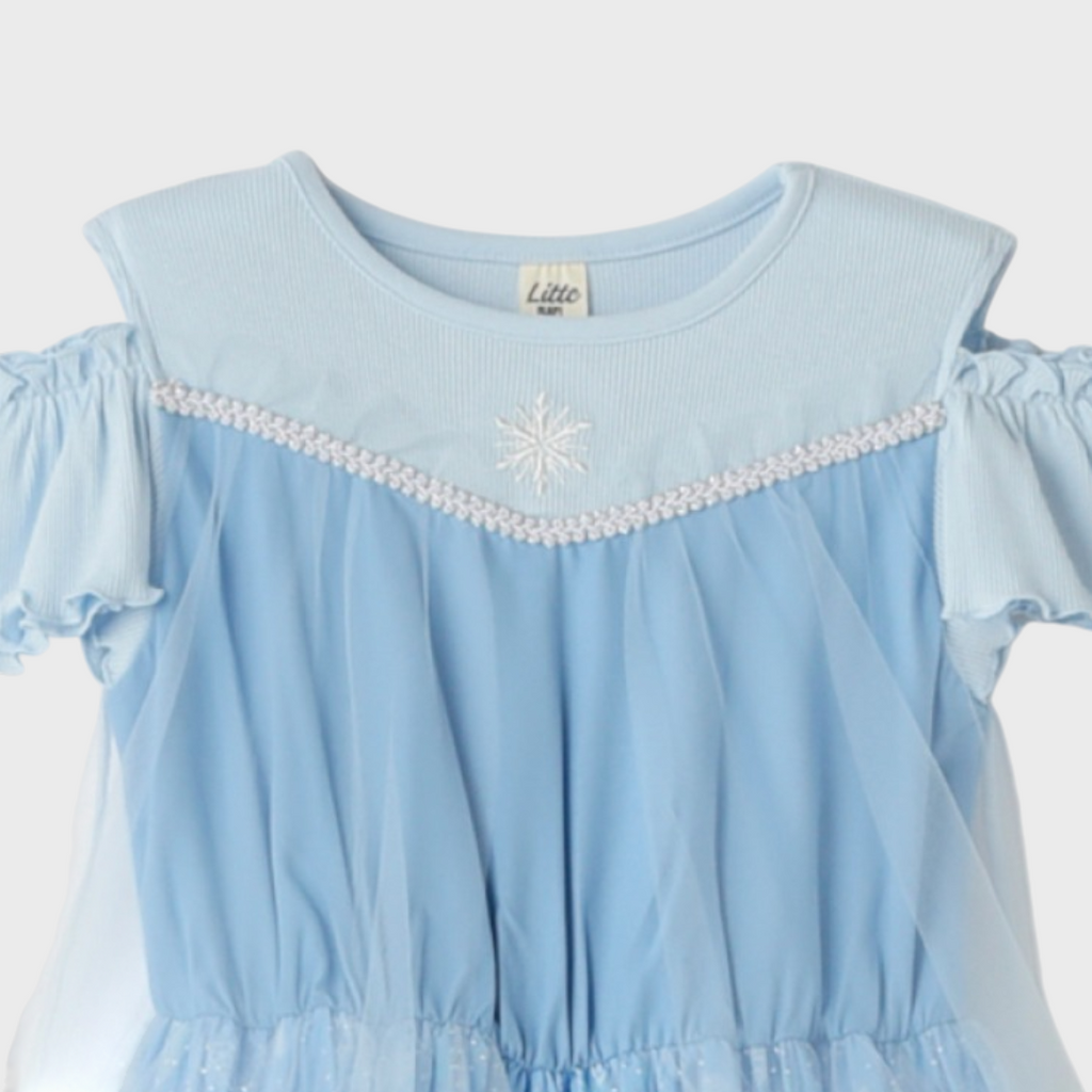 KIDS DISNEY - ELSA BABY ONE PIECE BLUE (90 - 100CM)