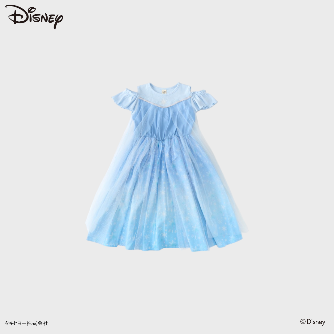 KIDS DISNEY - ELSA BABY ONE PIECE BLUE (90 - 100CM)