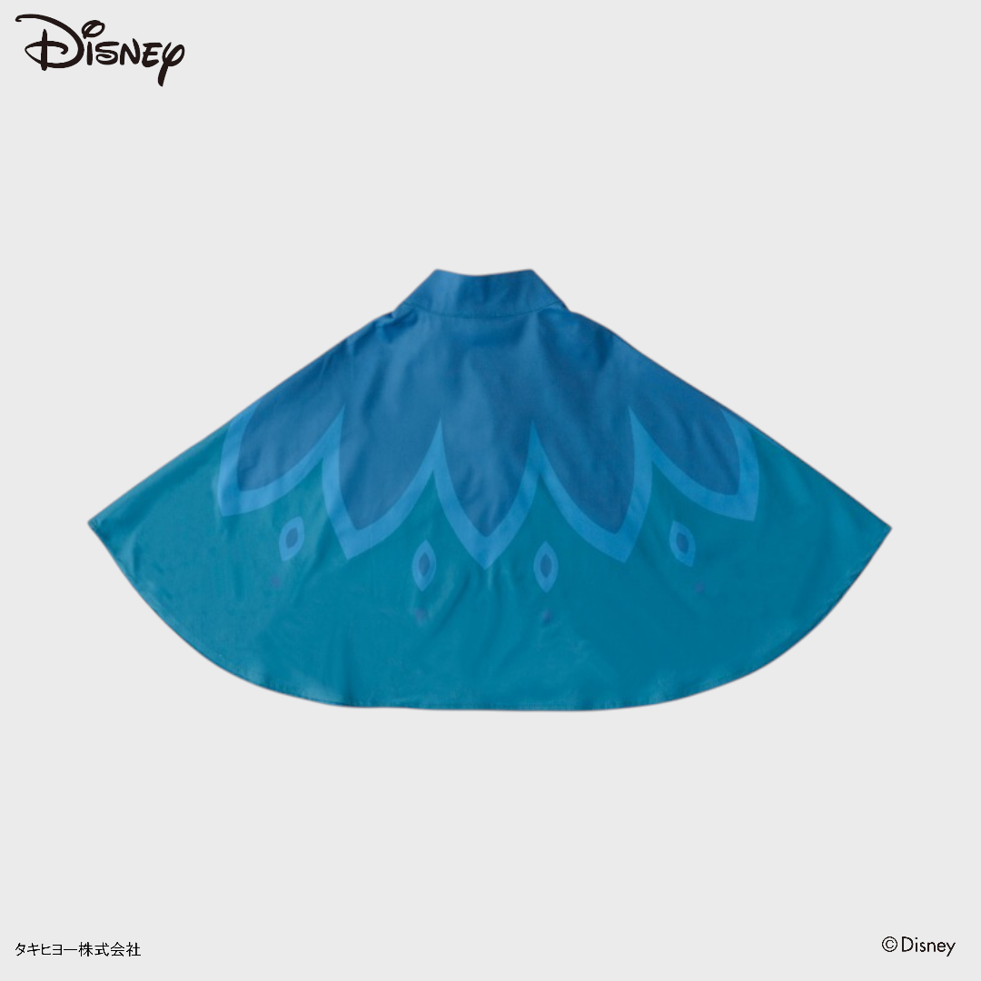 KIDS DISNEY - ANNA BABY CAPE BLUE (110 - 130CM)
