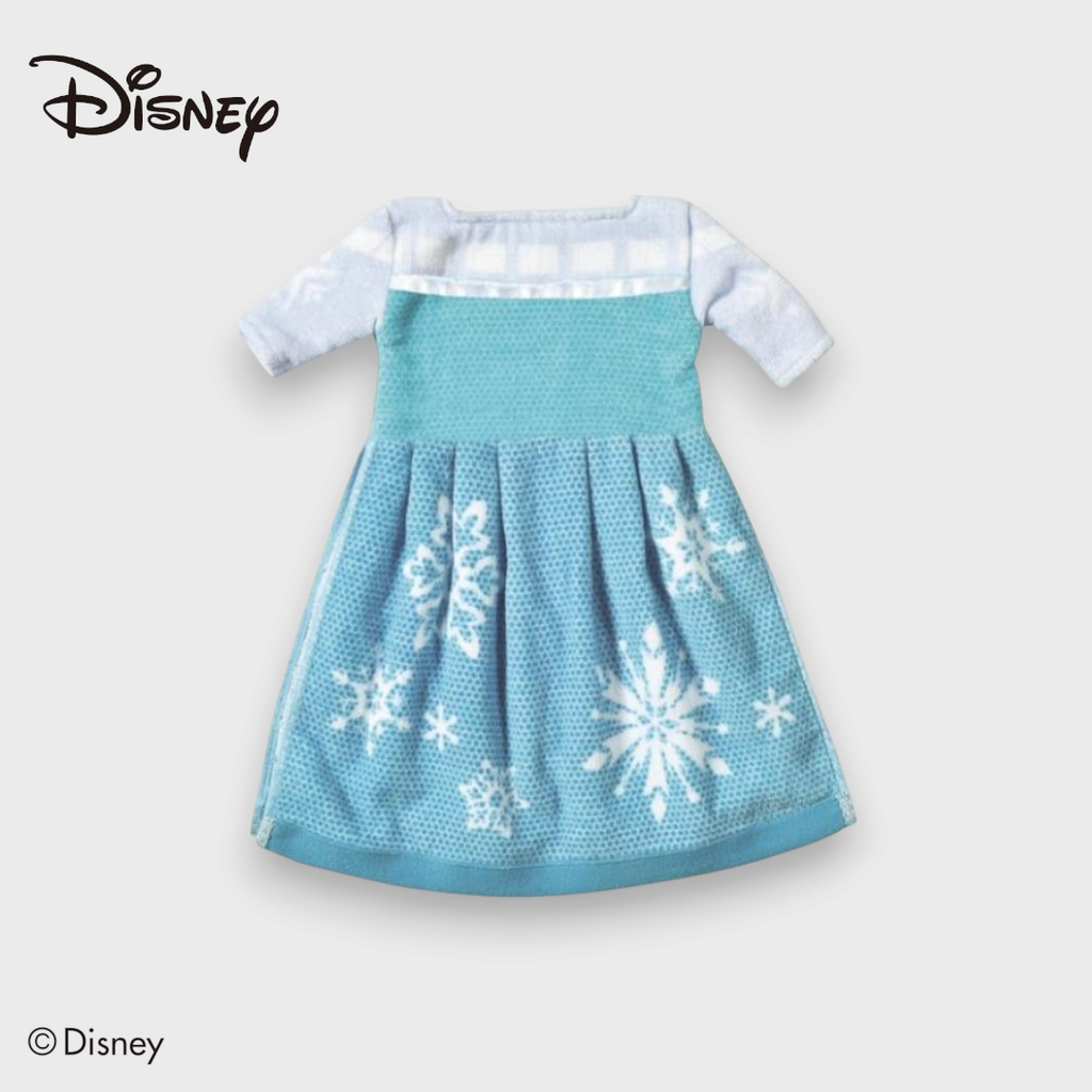 KIDS DISNEY - FROZEN ELSA DRESS TOWEL BLUE/WHITE