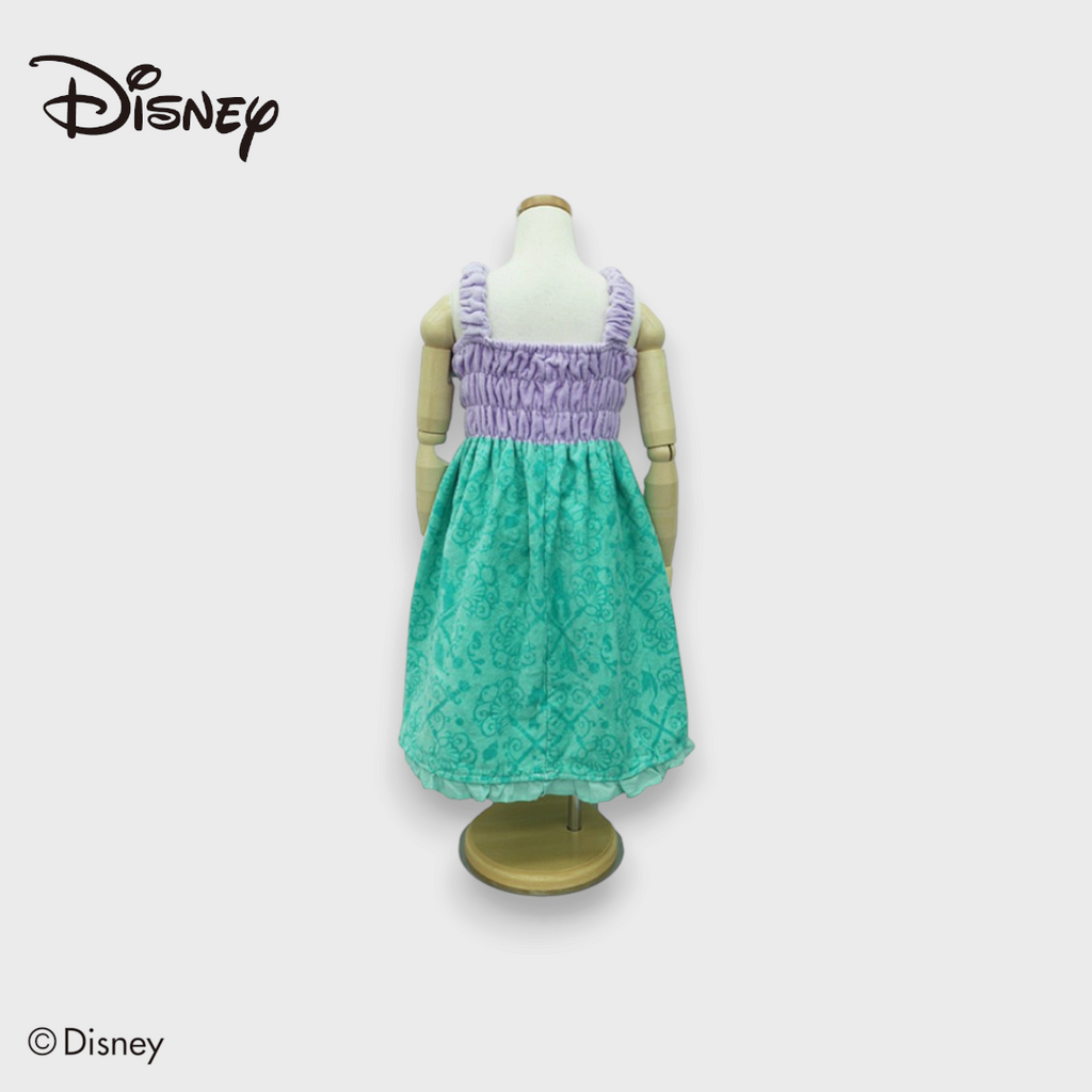 KIDS DISNEY - THE LITTLE MERMAID ARIEL DRESS TOWEL GREEN/PURPLE