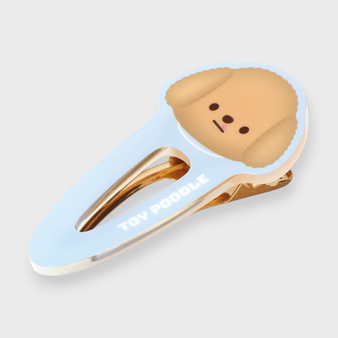 TOY POODLE FACE HAIR CLIP