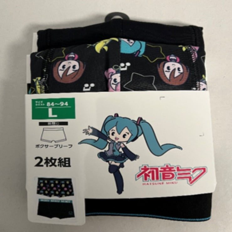 HATSUNE MIKU PIAPRO CHARACTERS 2-PACK BOXER BRIEFS