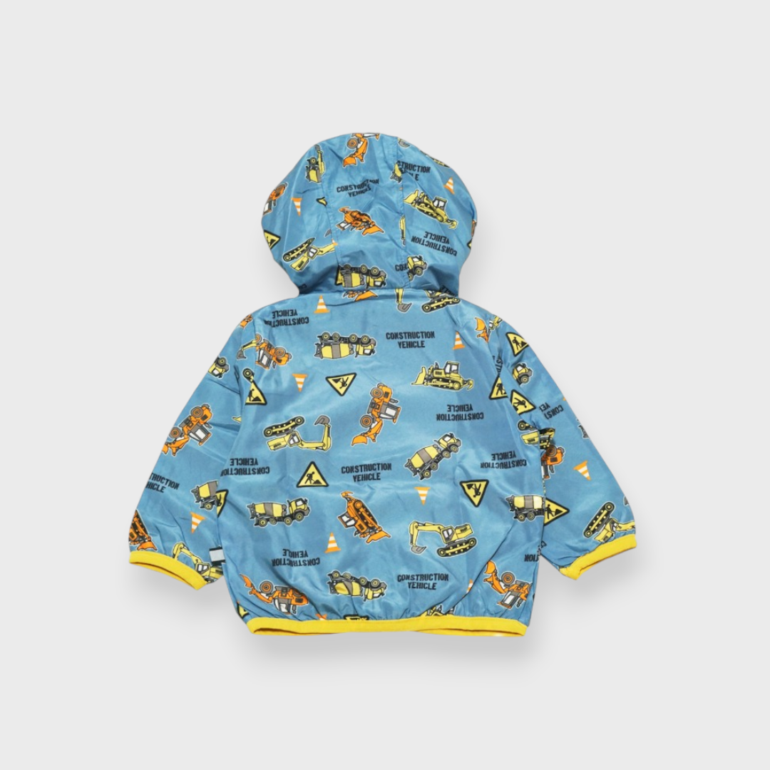 KIDS CONSTRUCTION VEHICLE BABY JACKET(110 - 130CM)