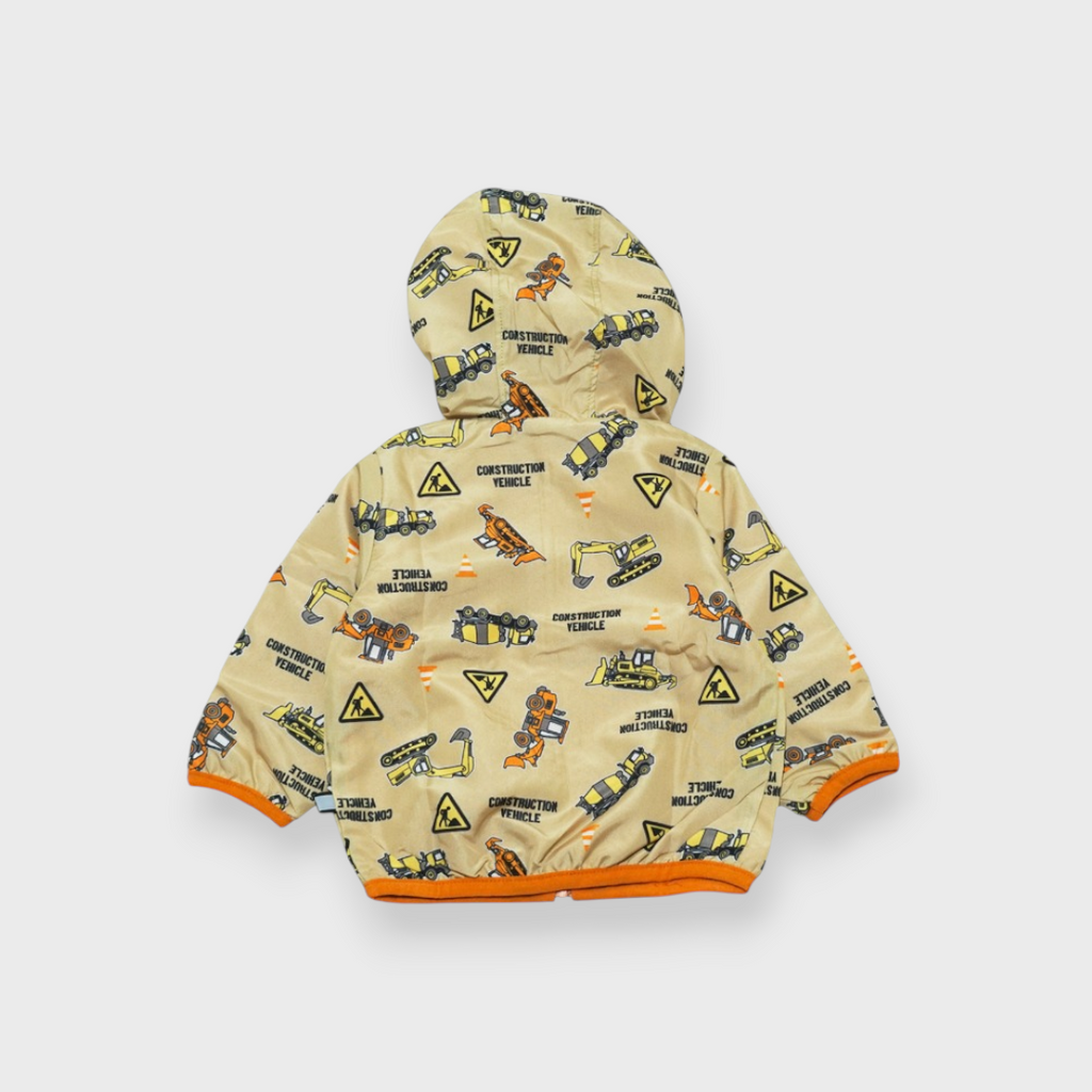 KIDS CONSTRUCTION VEHICLE BABY JACKET(110 - 130CM)