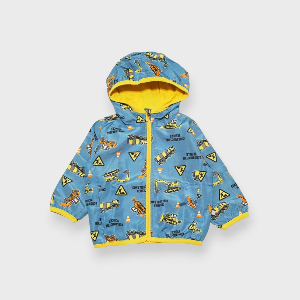 KIDS CONSTRUCTION VEHICLE BABY JACKET(110 - 130CM)