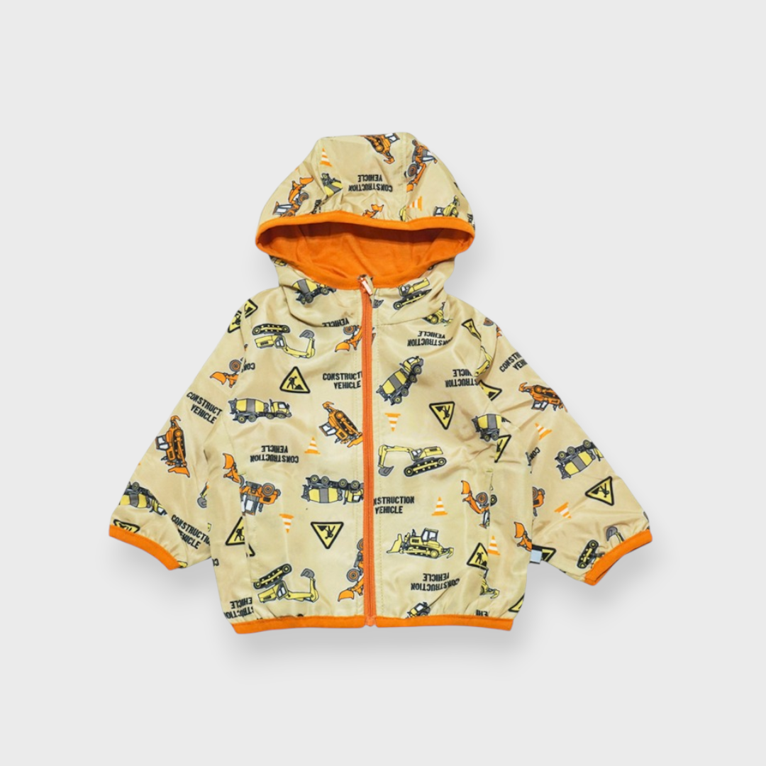 KIDS CONSTRUCTION VEHICLE BABY JACKET(110 - 130CM)