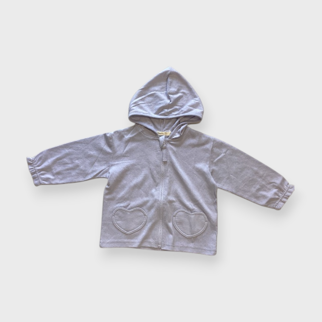 KIDS HEART POCKET BABY HOODIE (90–100CM)