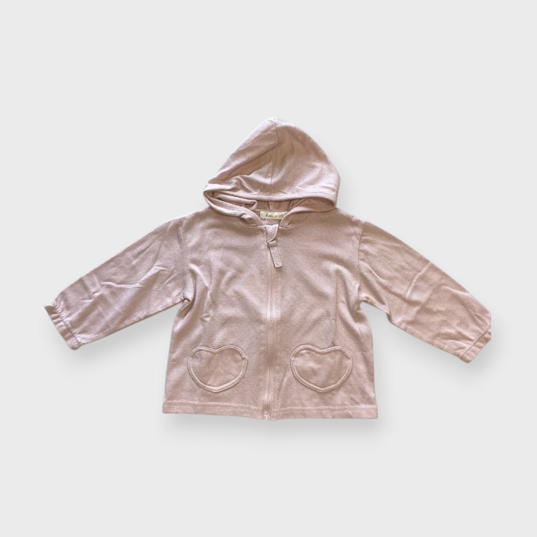 KIDS HEART POCKET BABY HOODIE (90–100CM)