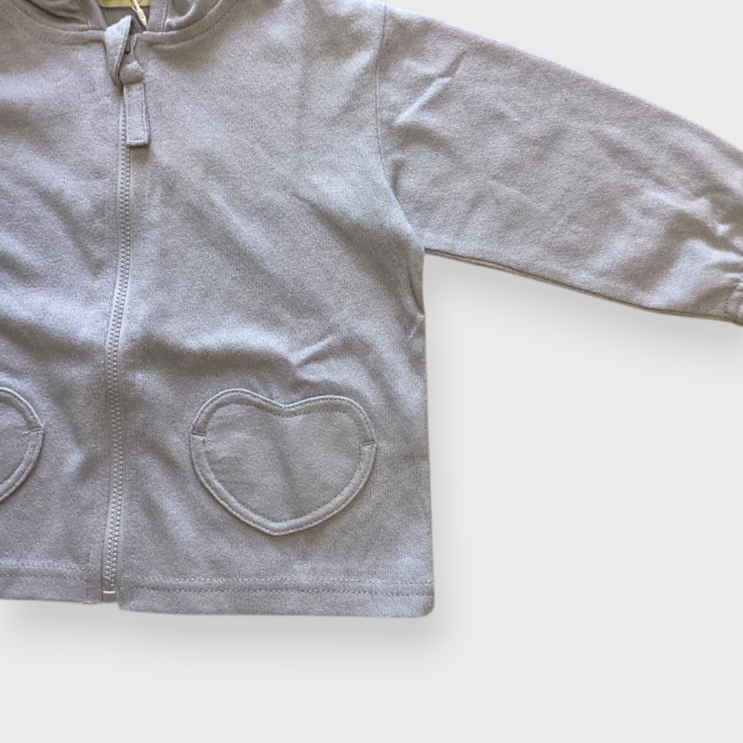KIDS HEART POCKET BABY HOODIE (90–100CM)