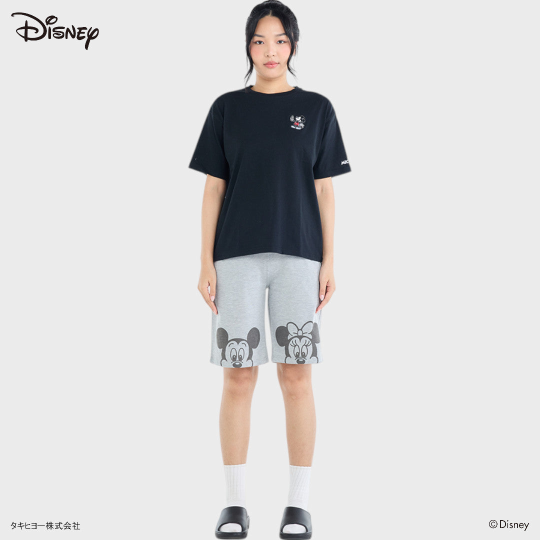 เสื้อมิกกี้กินไอติม—คิ้วท์แบบฟูลฟิล ใส่แล้วฟีลดีเฉยเลย (Size M-LL)