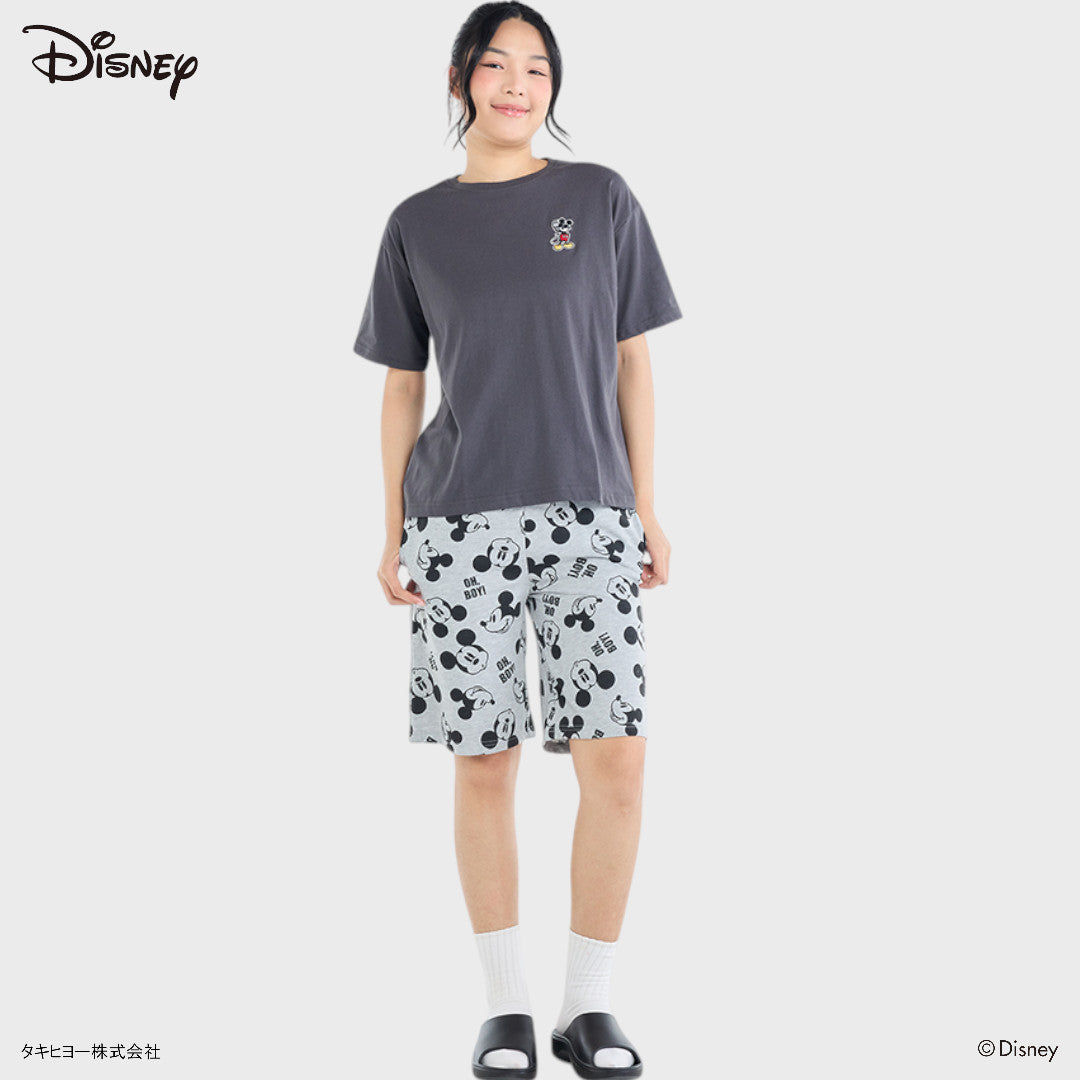 เสื้อยืดมิกกี้เมาส์มินิมอลน่ารัก “ตัวจิ๋วป๊อปใจ" (Size M-LL)