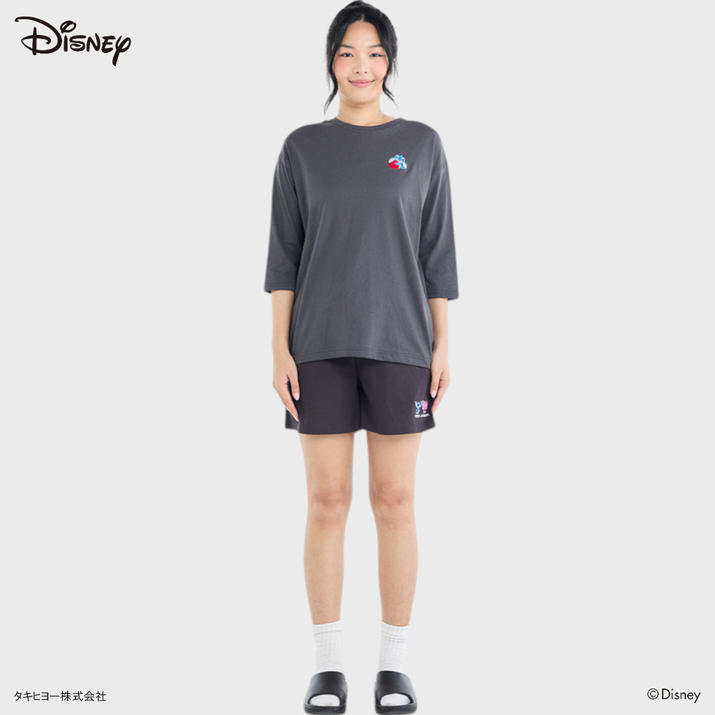 กางเกงขาสั้น Stitch & Angel คู่หวานสายชิล (Size M-LL)