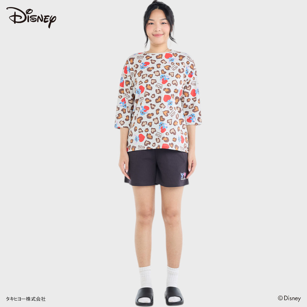 เสื้อแขนยาวสติชลายเสือ—ความป่วนคูณสอง ทั้งคิ้วท์ทั้งเฟียร์ส (Size M-LL)
