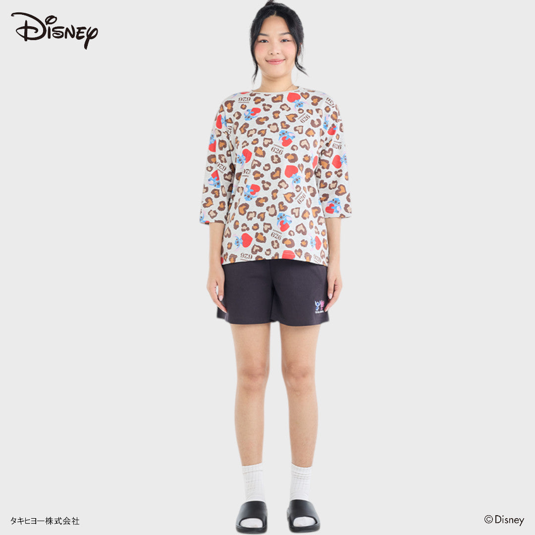 เสื้อแขนยาวสติชลายเสือ—ความป่วนคูณสอง ทั้งคิ้วท์ทั้งเฟียร์ส (Size M-LL)