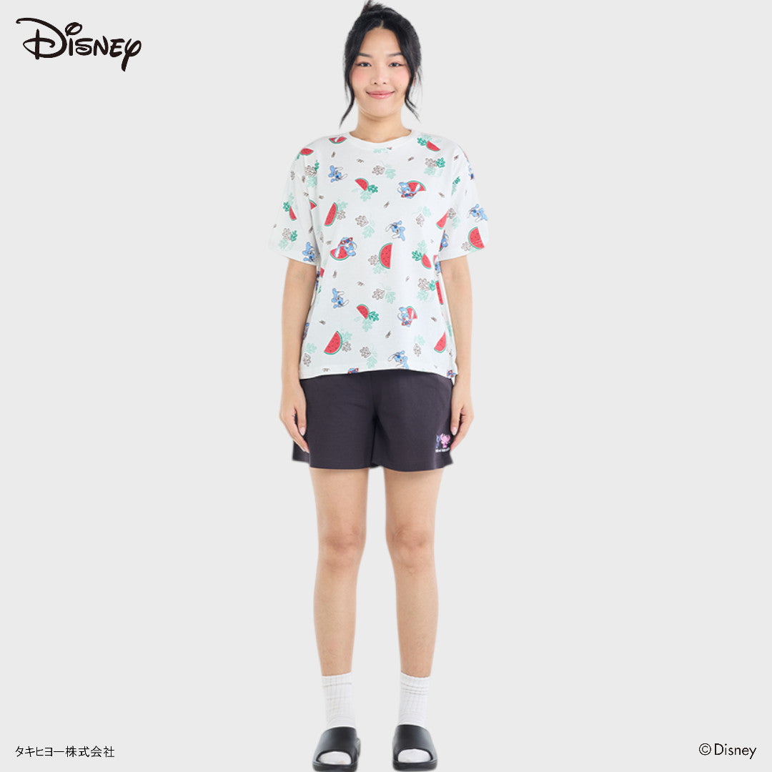 เสื้อยืดลายสติช x แตงโมซัมเมอร์ สดใสจนต้องยิ้ม! (Size M-LL)