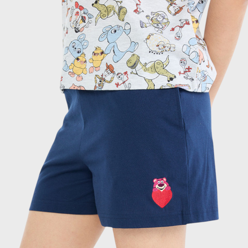 กางเกงขาสั้น Toy Story Lotso ลายจิ๋วแต่ใจใหญ่  (Size S-LL)