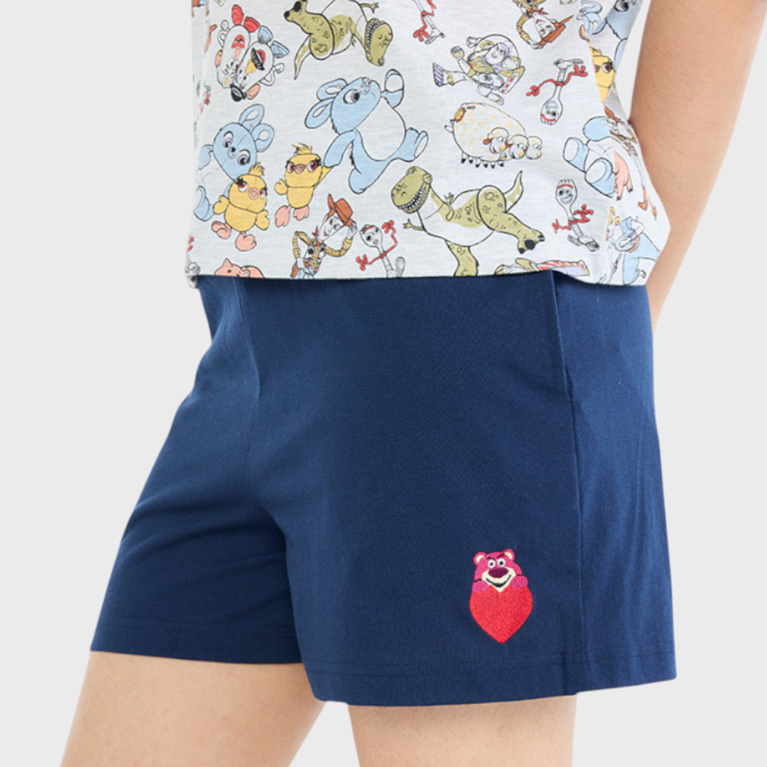 กางเกงขาสั้น Toy Story Lotso ลายจิ๋วแต่ใจใหญ่  (Size S-LL)