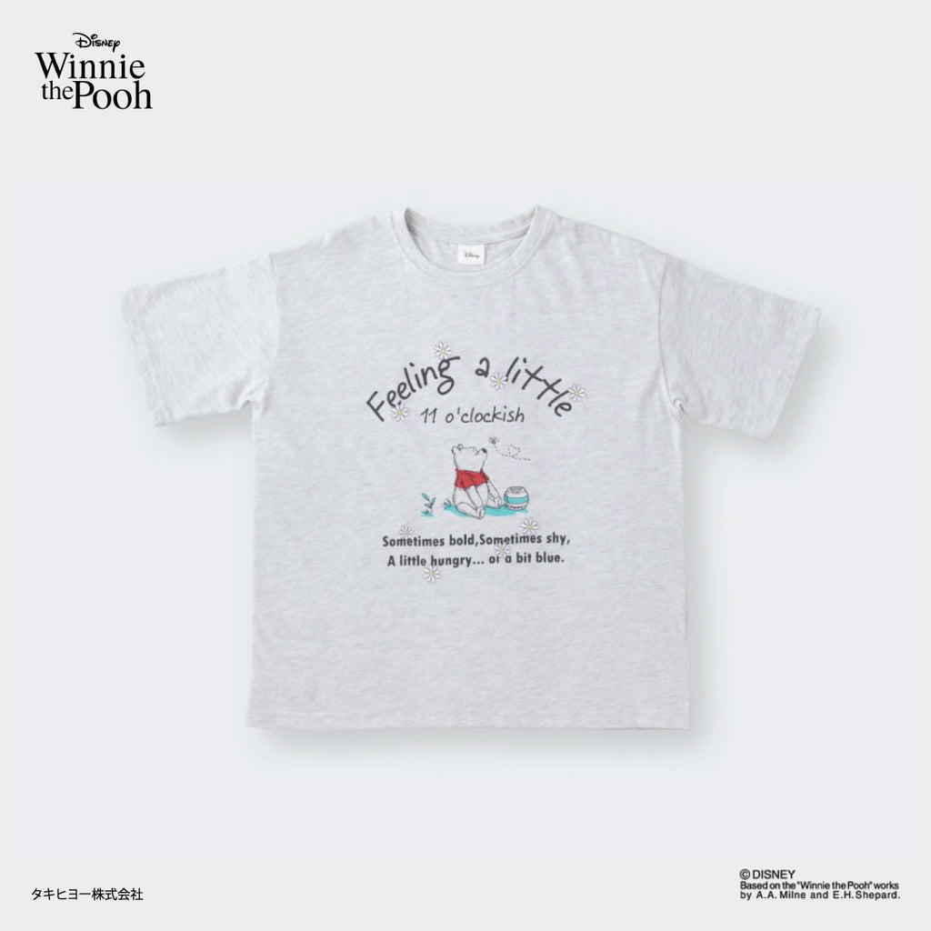 เสื้อยืด Pooh โหมดง่วงหิวตอน 11 โมง — ง่วงๆ หิวๆ ใส่ได้หมด