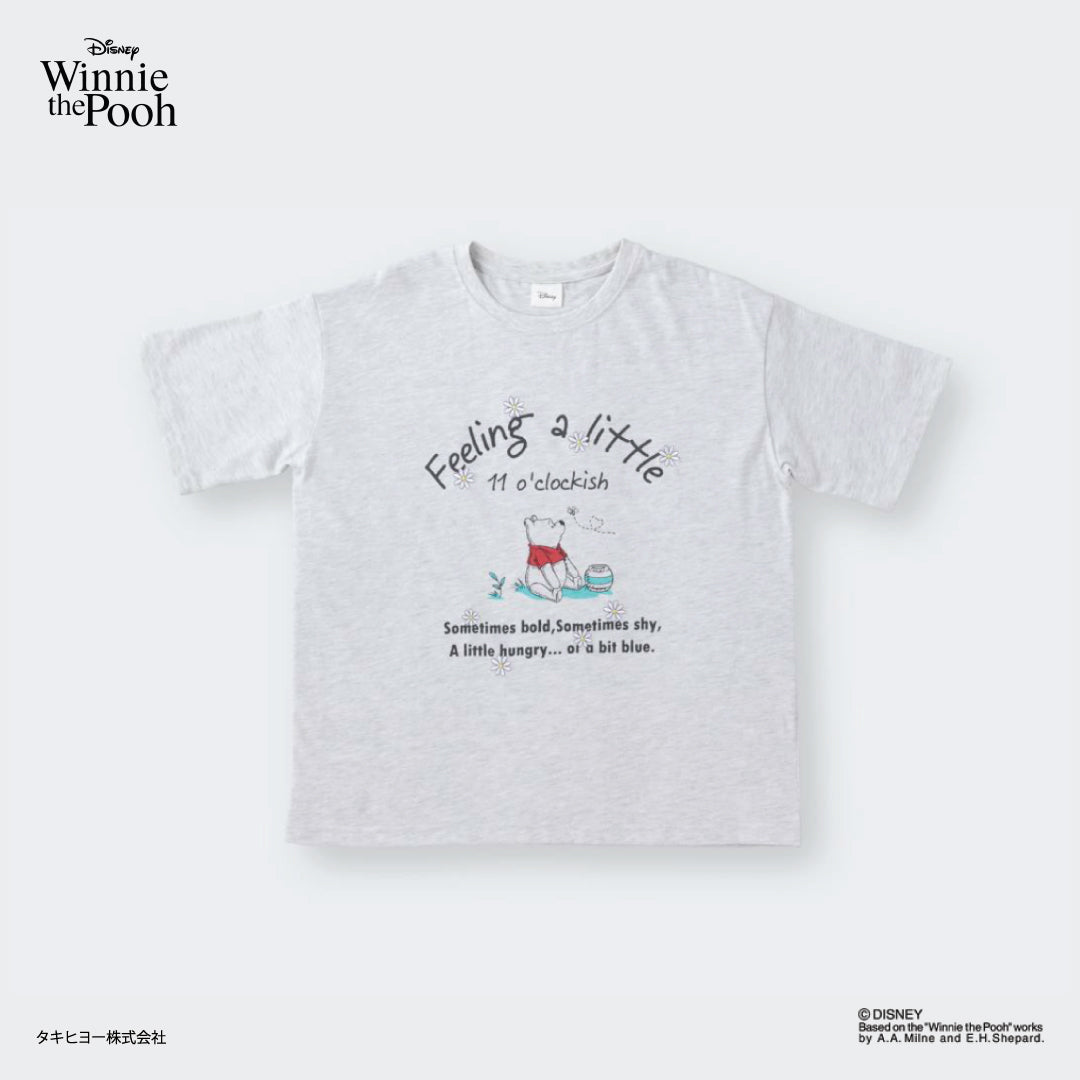 เสื้อยืด Pooh โหมดง่วงหิวตอน 11 โมง — ง่วงๆ หิวๆ ใส่ได้หมด