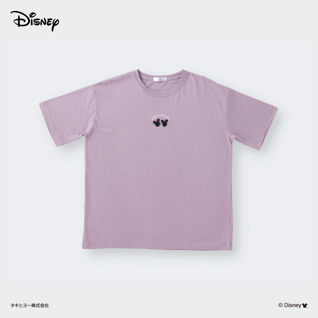 เสื้อยืดมิกกี้–มินนี่ สีม่วงละมุน “ใส่แล้วน่ารักแบบขั้นสุด”