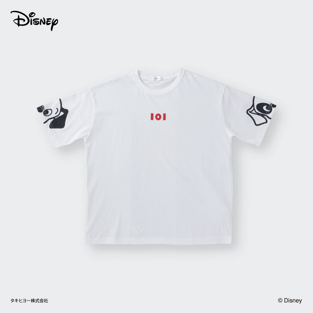 เสื้อยืด “101 ดัดเมเชีบล” – ขาวคูล ลายตรงแขนสุดเท่