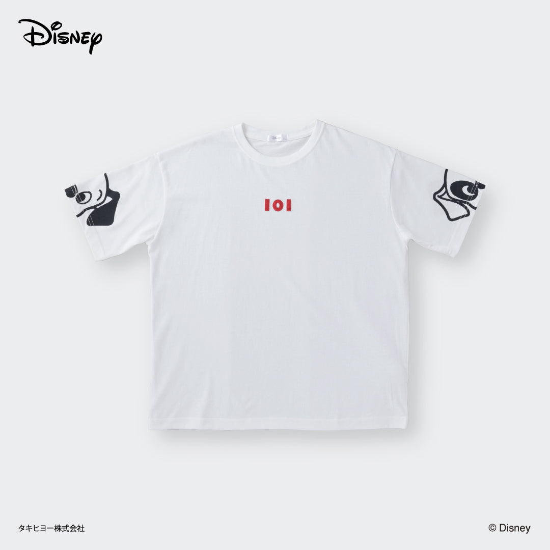 เสื้อยืด “101 ดัดเมเชีบล” – ขาวคูล ลายตรงแขนสุดเท่