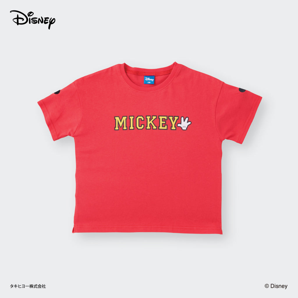 เสื้อยืดมิกกี้เมาส์ สีแดงสด – คิวท์แบบคลาสสิก น่ารักแบบดิสนีย์