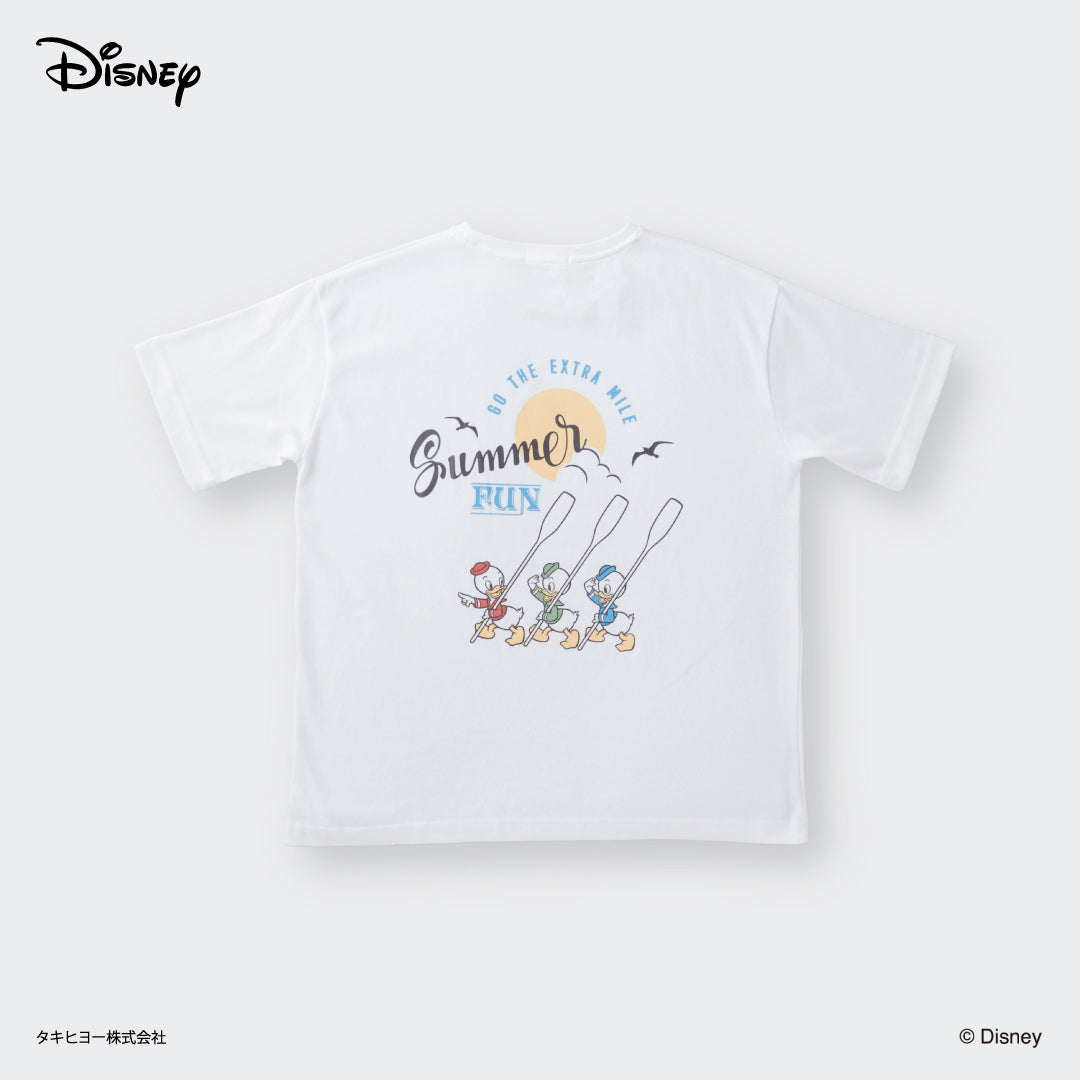 เสื้อยืด Summer Fun ลาย Huey Dewey Louie วิ่งรับลมและแสงแดด