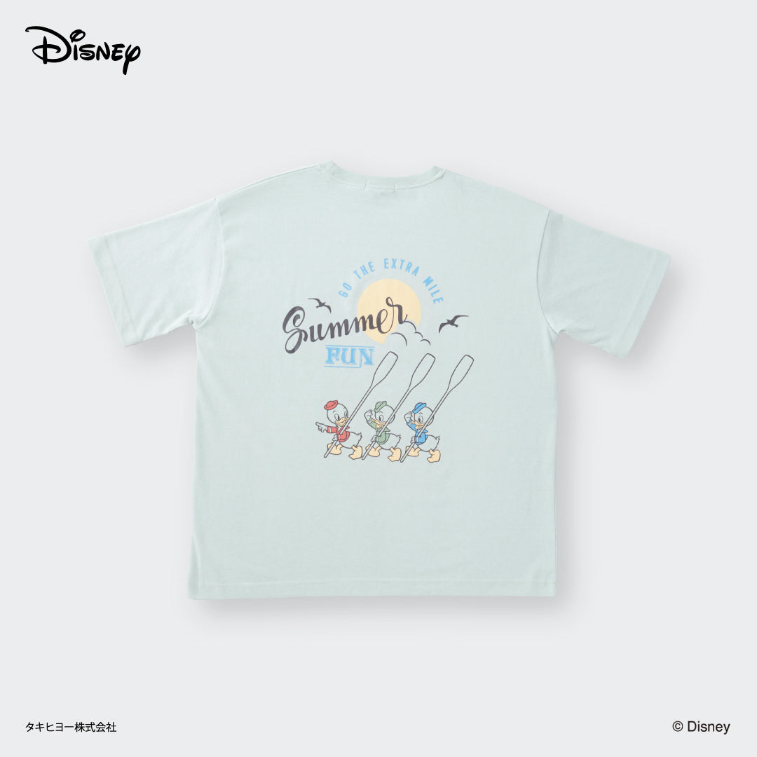 เสื้อยืด Summer Fun ลาย Huey Dewey Louie วิ่งรับลมและแสงแดด