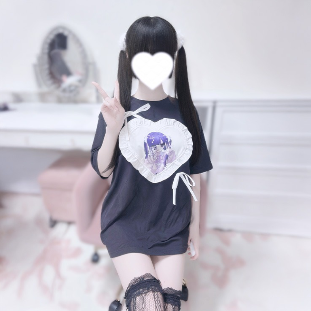 MajorettyxPifuwa chan COSMOPINE ORIGINAL ILLUSTRATION OVERSIZED T-SHIRT (S - LL)