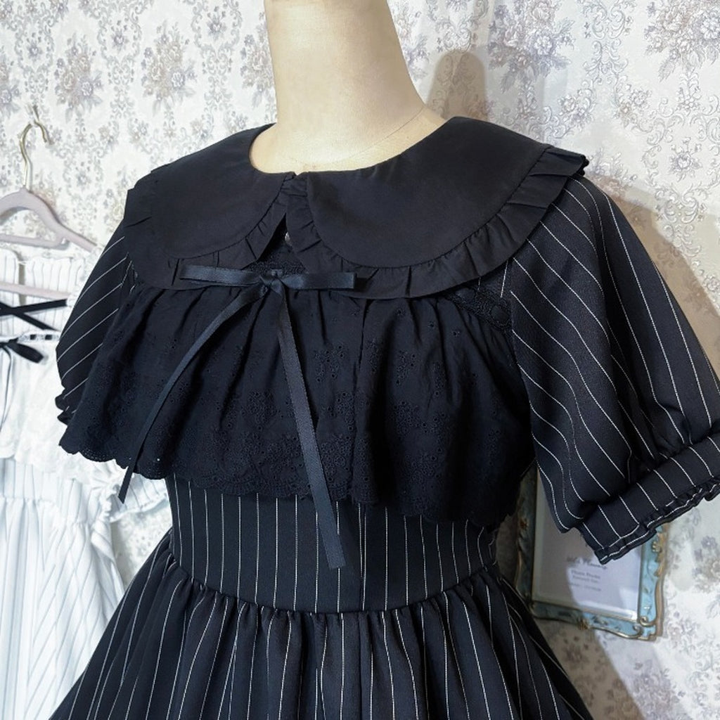 MARIA OTONASHI COLLAB FRILL STAND-COLLAR INNER TOP MAJORETTY